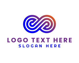 Company - Gradient Loop Company logo design