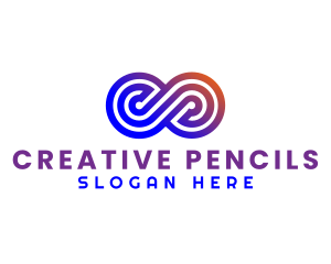 Gradient Loop Company logo design