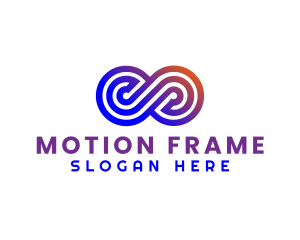 Gradient Loop Company logo design