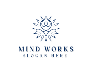 Yoga Flower Spa logo design