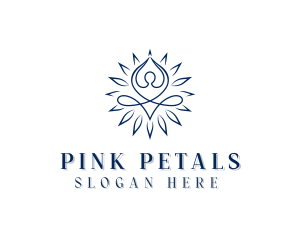 Yoga Flower Spa logo design