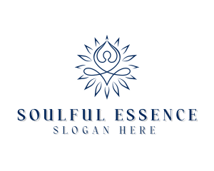 Spirituality - Yoga Flower Spa logo design