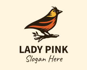 Wild - Tree Robin Bird logo design