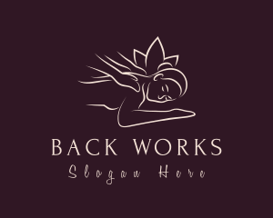 Lotus Flower Therapist logo design