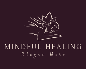 Therapist - Lotus Flower Therapist logo design
