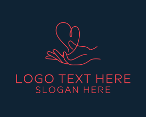 Non Profit - Hand Heart Care logo design