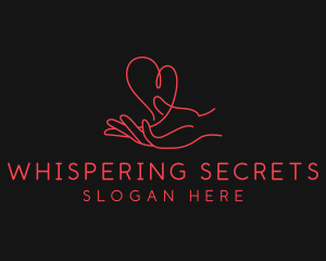 Hand Heart Care logo design