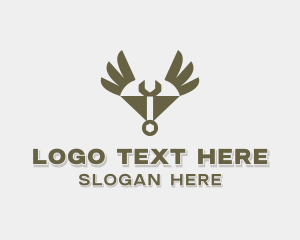 Tools - Mechanic Wings Handyman logo design