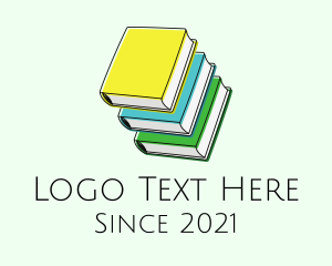 Review Center - School Books Education logo design
