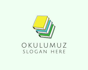 School Books Education logo design