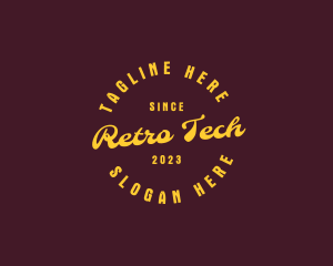 Retro Hipster Business logo design