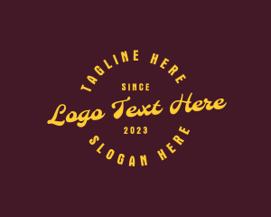 Texture - Retro Hipster Business logo design