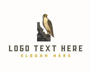 Peregrine Falcon Idaho Logo