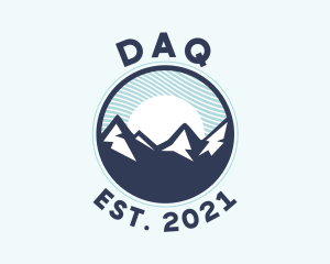 Environment - Alpine Mountain Peak logo design