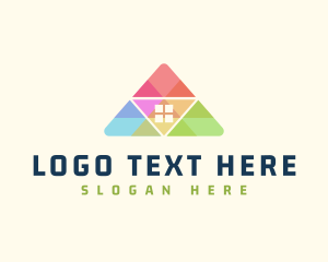 Colorful - House Roof Realty logo design