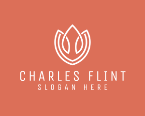 Elegant Tulip Flower Logo