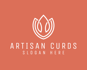 Elegant Tulip Flower logo design