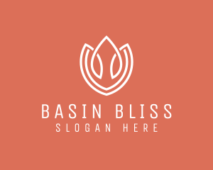 Elegant Tulip Flower logo design