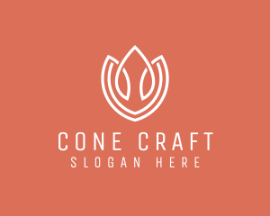 Elegant Tulip Flower logo design