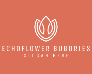 Elegant Tulip Flower logo design