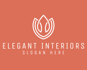 Elegant Tulip Flower logo design