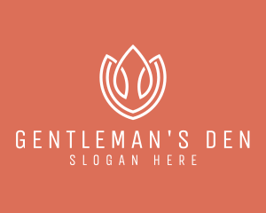 Elegant Tulip Flower logo design