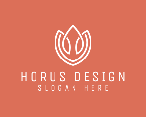 Elegant Tulip Flower logo design