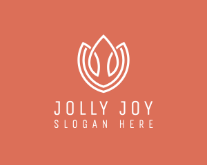 Elegant Tulip Flower logo design