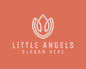 Elegant Tulip Flower logo design