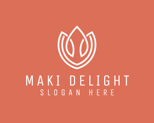 Elegant Tulip Flower logo design