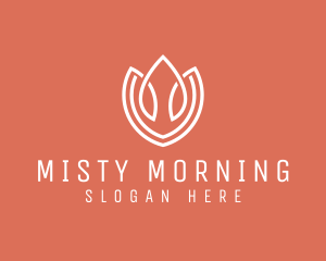 Elegant Tulip Flower logo design