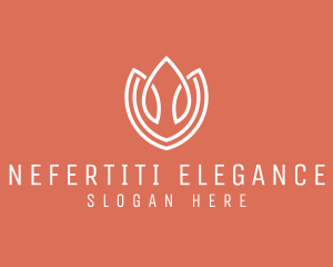 Elegant Tulip Flower logo design