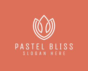 Elegant Tulip Flower logo design