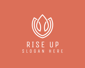 Elegant Tulip Flower logo design