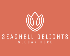 Elegant Tulip Flower logo design