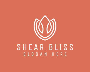 Elegant Tulip Flower logo design