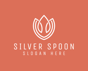 Elegant Tulip Flower logo design