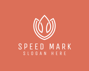 Elegant Tulip Flower logo design