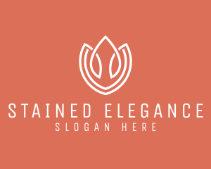 Elegant Tulip Flower logo design