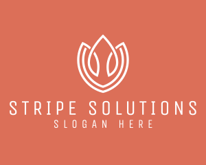 Elegant Tulip Flower logo design