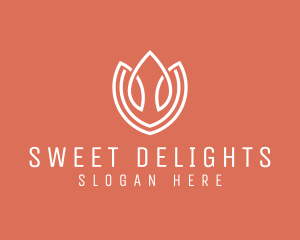 Elegant Tulip Flower logo design