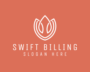 Elegant Tulip Flower logo design