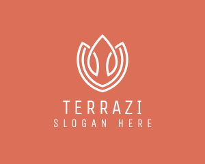 Elegant Tulip Flower logo design