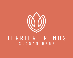 Elegant Tulip Flower logo design