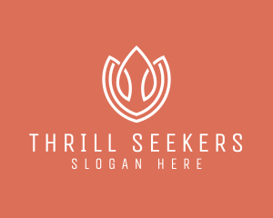 Elegant Tulip Flower logo design