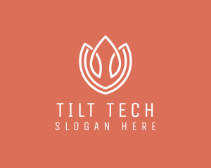 Elegant Tulip Flower logo design