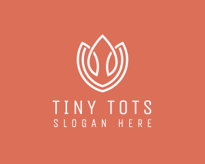 Elegant Tulip Flower logo design