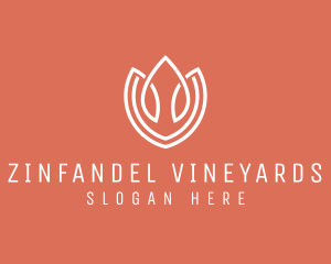 Elegant Tulip Flower logo design