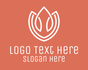 Shop - White Tulip Flower Shop logo design
