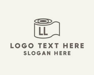 Monoline - Tissue Roll Hygienic logo design